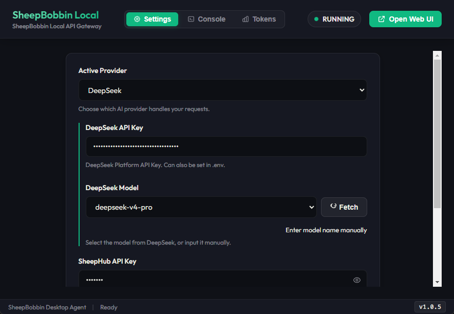 DeepSeek API Key