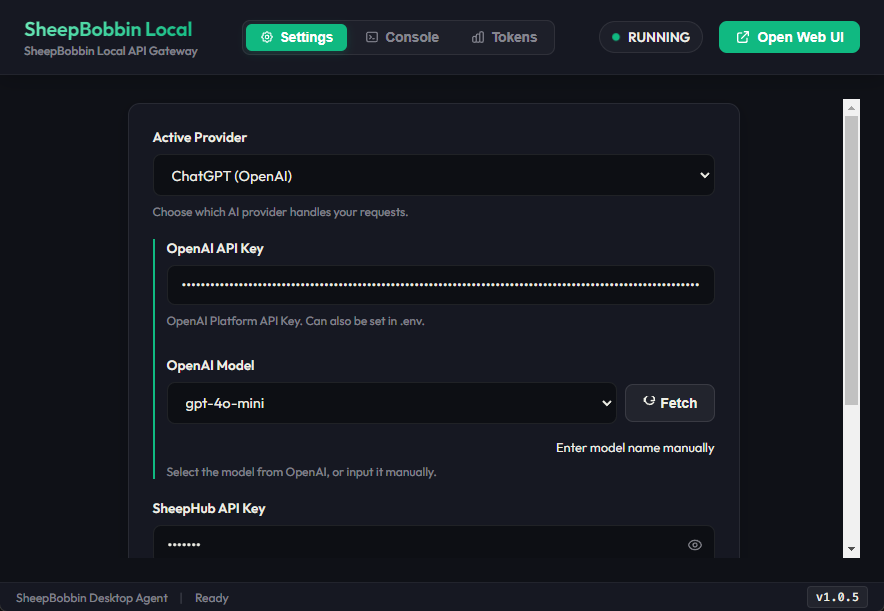 OpenAI API Key